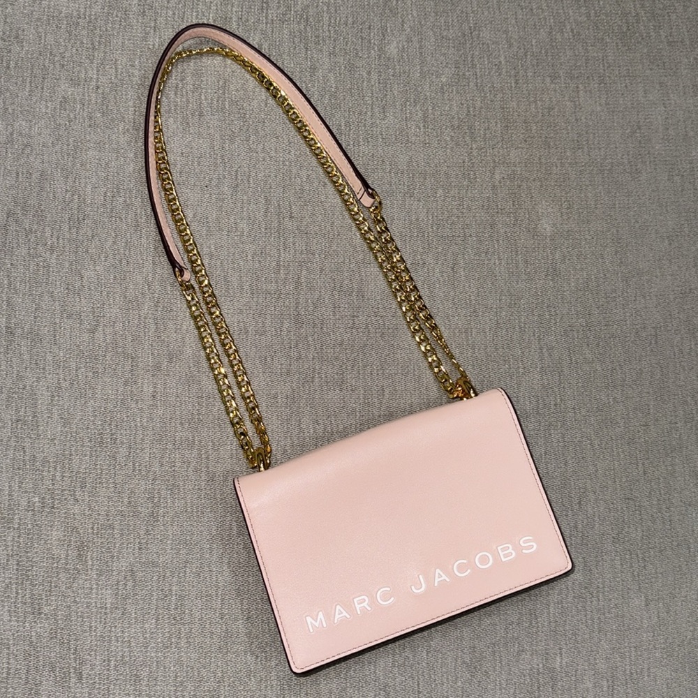 NEW Marc Jacobs Pink Mini Double Take Leather Crossbody Bag - Picture 6 of 14
